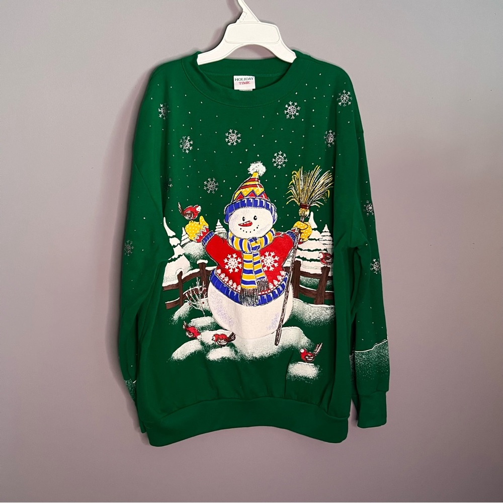 Vintage snowman‎ sweater